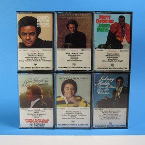 Johnny Mathis Cassette Lot 6 Tapes